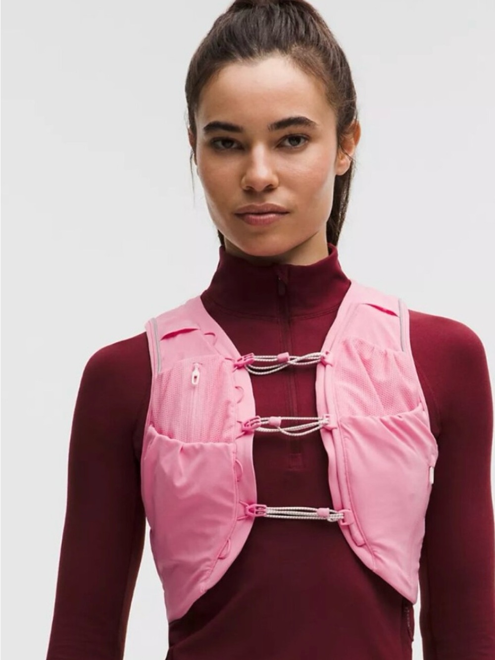 Lululemon trail vest candy cloud pink hydration